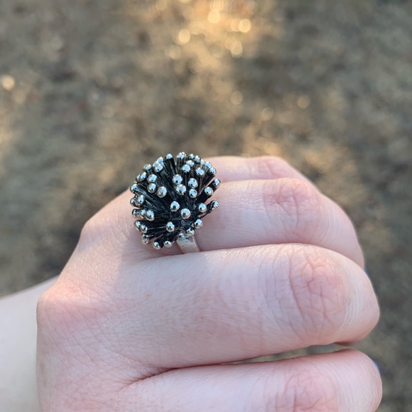 Artisan Silver Spike Ring - Picture 12 of 16